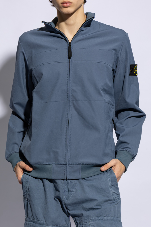cotton la hoodie | Blue Zip-up Hoodie Stone Island cotton la hoodie | Blue Zip-up Hoodie Stone Island